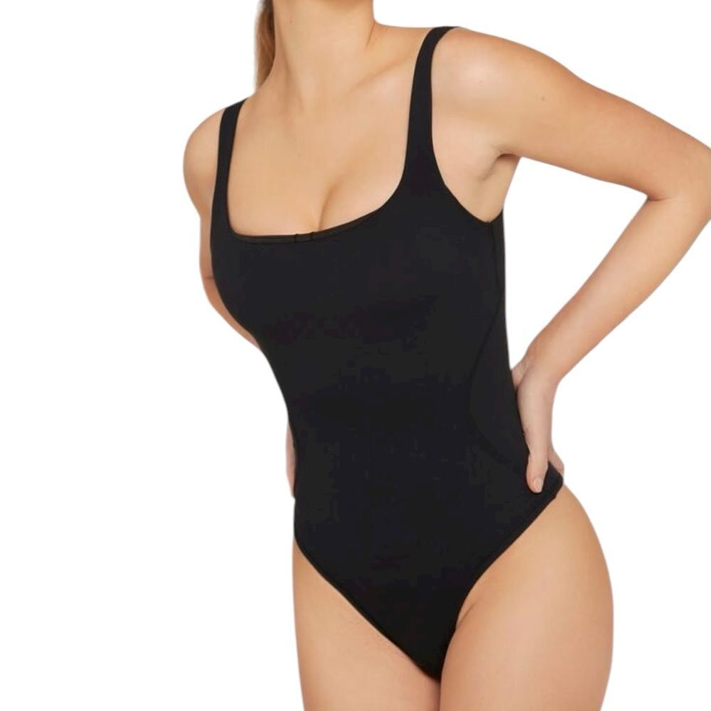 🆕Glowmode Black FeatherFit Push Up Bodysuit